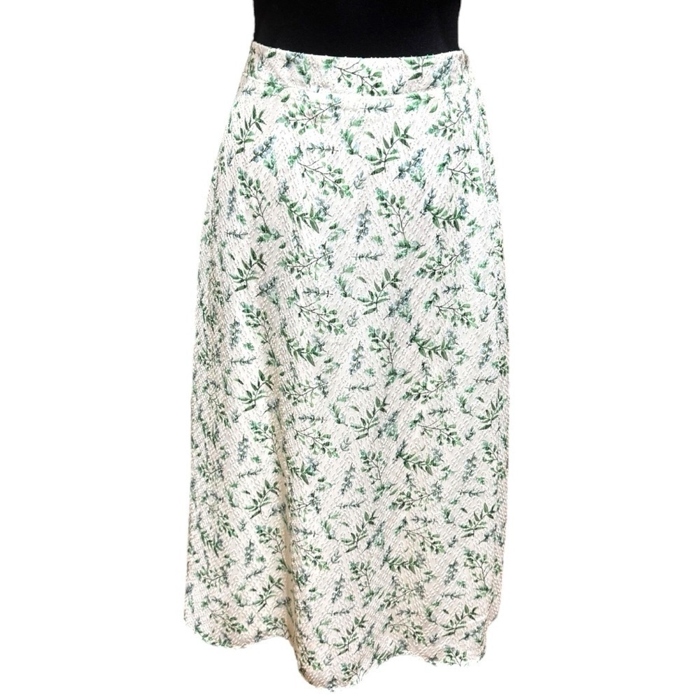 Mod Lusive Chiffon A-Line Skirt NWT Size M Cottagecore Forest Fairy Midi Skirt